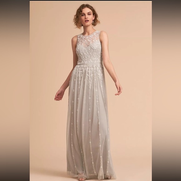 NWOT BHLDN Eliza Gown Beaded Dress Size Z230